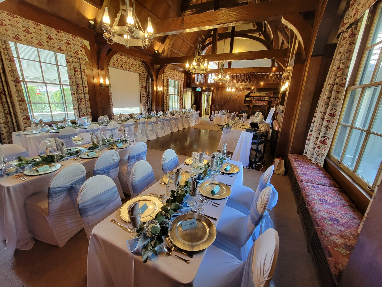 Chair Cover Spandex Ruched White