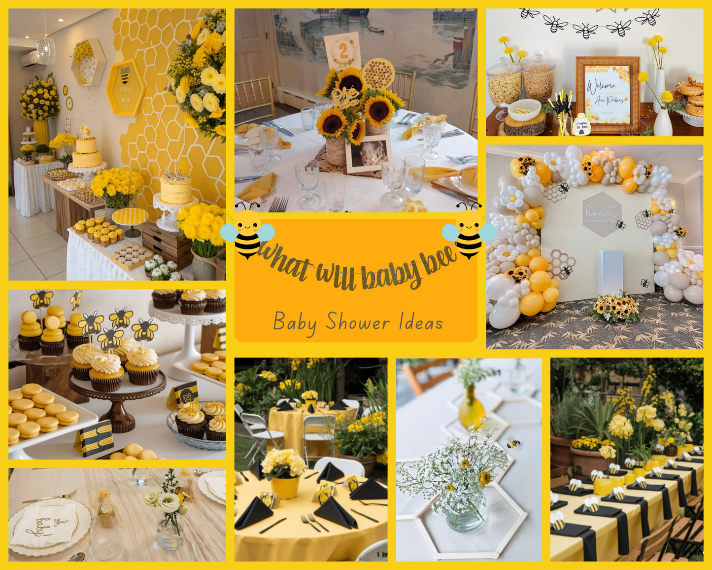 "What Will Baby Bee" - Baby Shower Theme