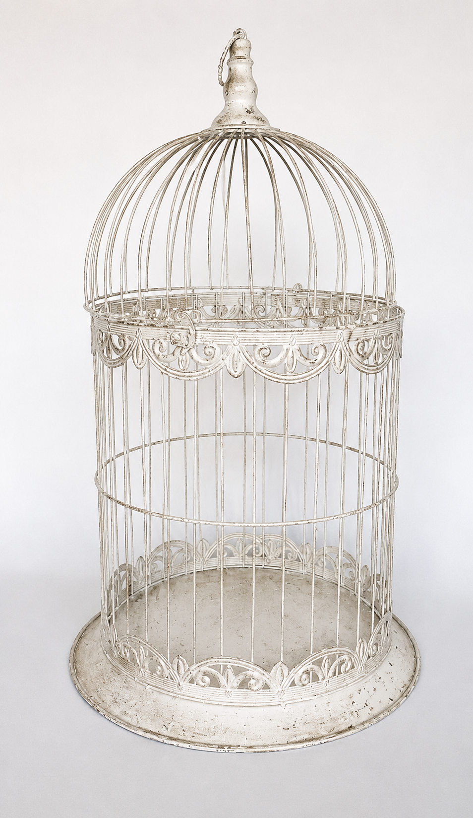 Birdcage White 27" X 13"