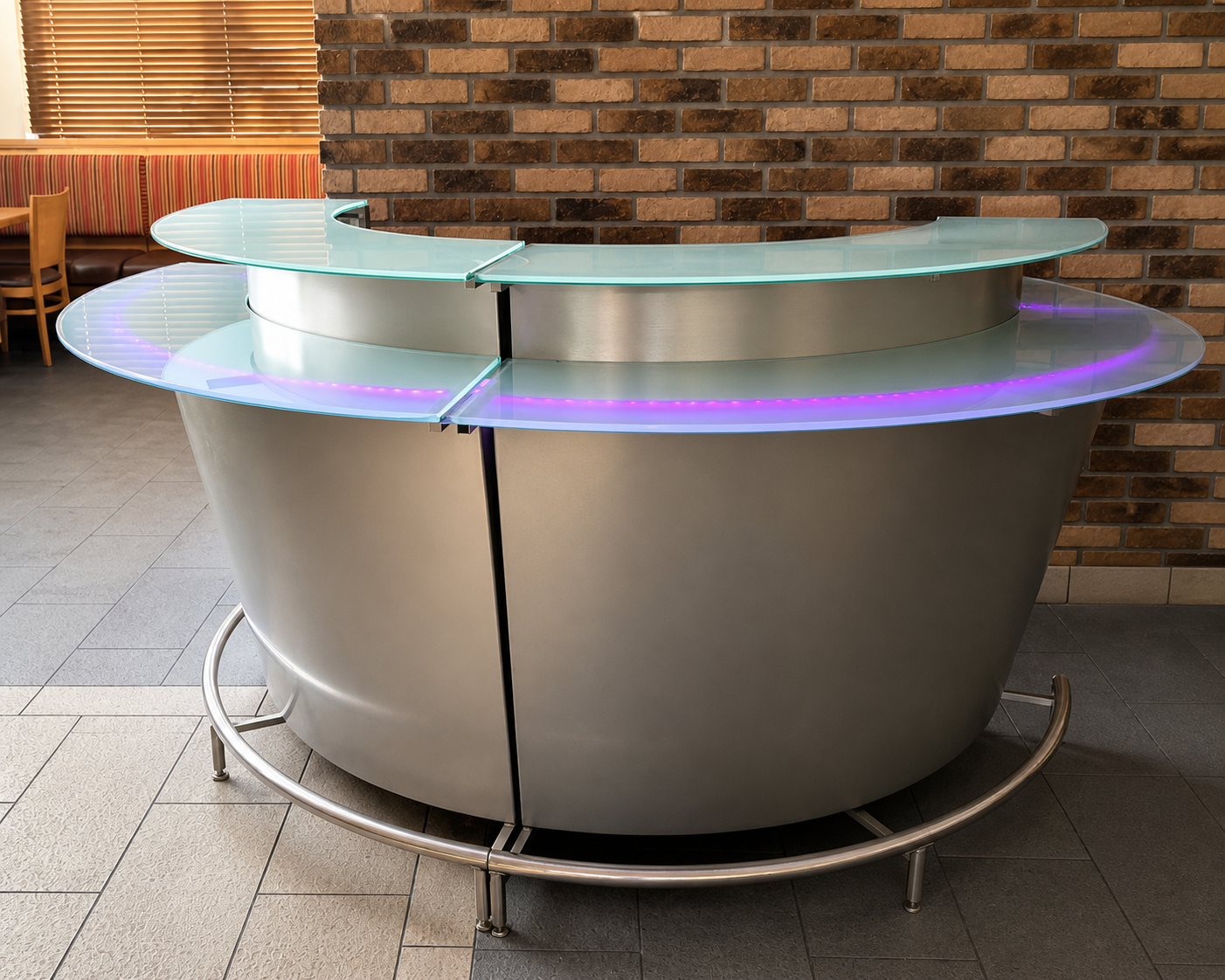 Modern LED Curved Bar