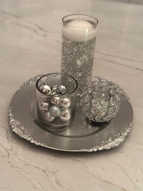 Christmas Centrepiece Silver