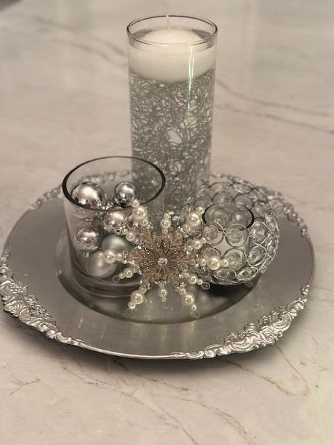 Christmas Centrepiece Silver