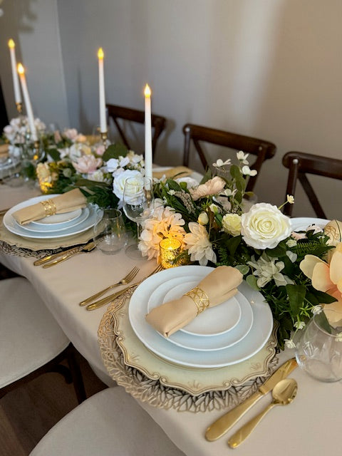 Cream/White Flower Garland