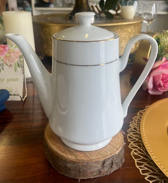 Gold Rimmed Teapot