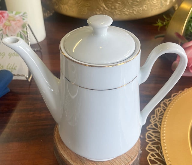 Gold Rimmed Teapot