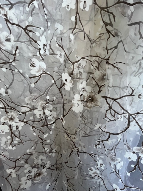 Backdrop Blossom branch Sheer Curtain 10'