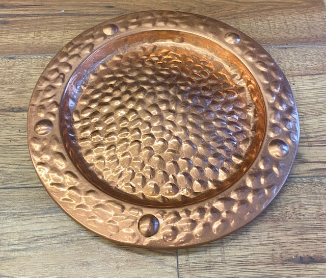 Rose gold small cake platter