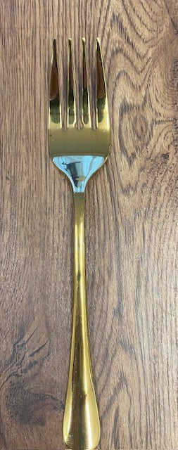 Gold Serving Fork
