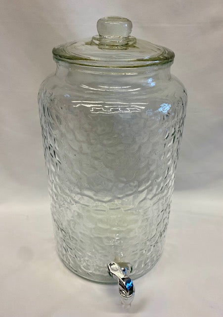 12 LT PEBBLE GLASS Beverage Dispenser