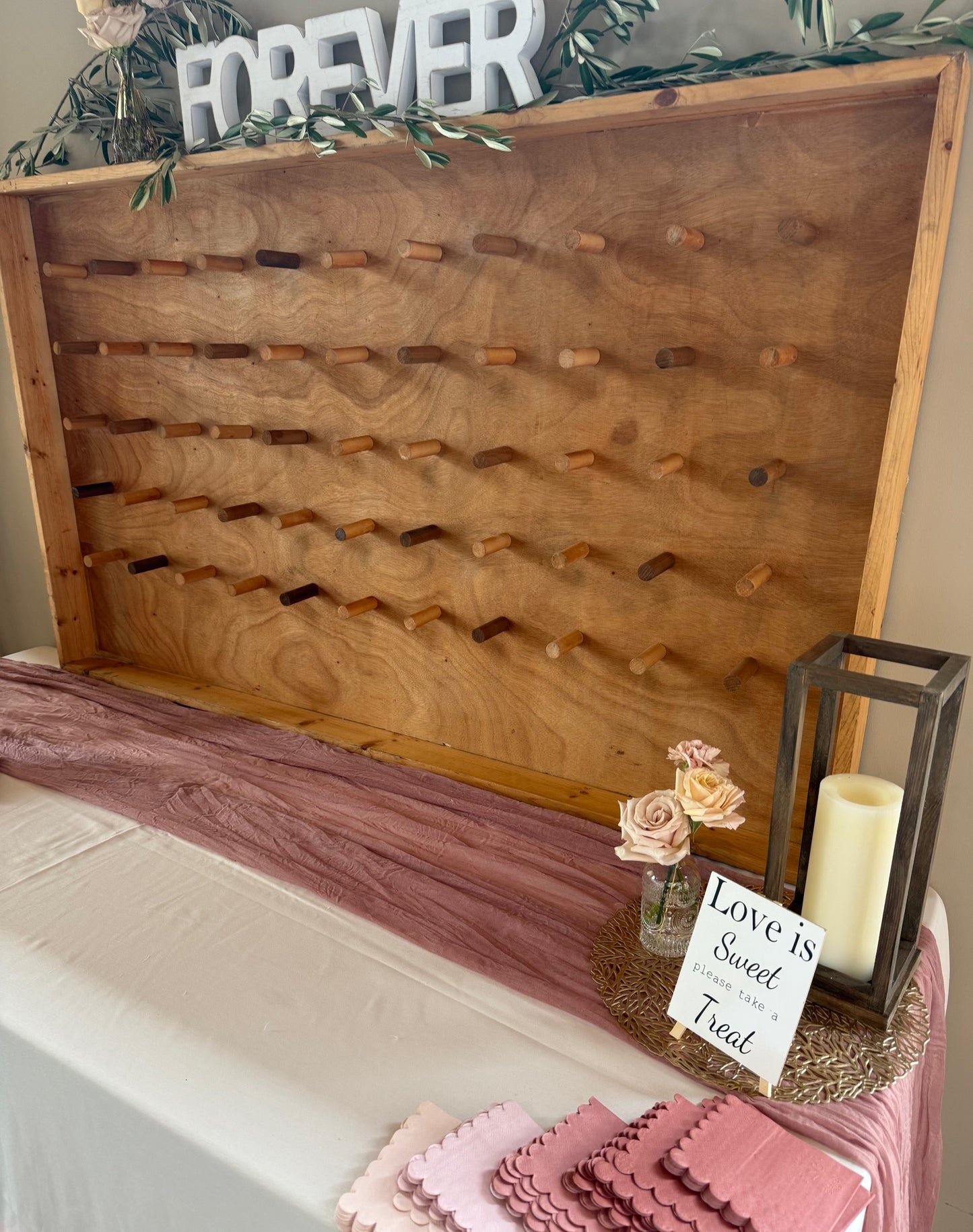 Wooden Donut Wall