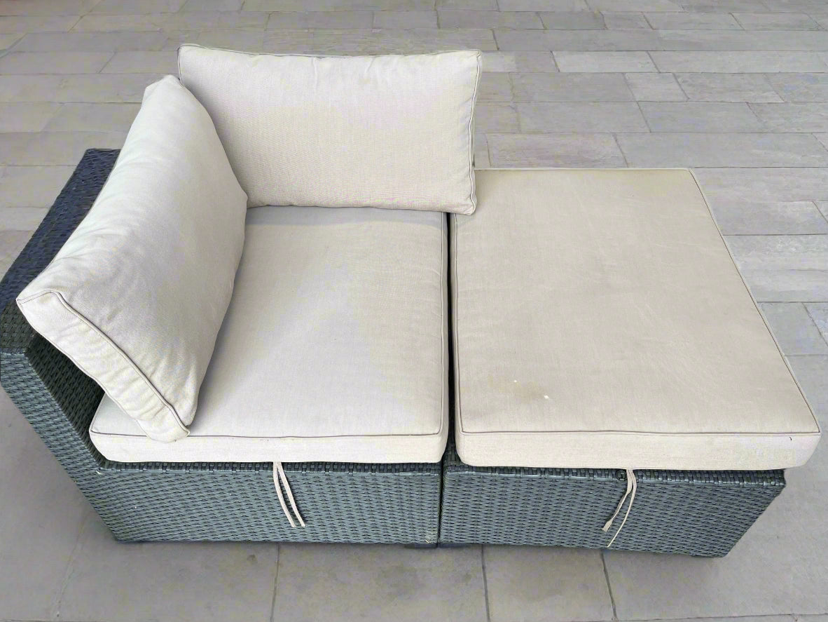 Three-Piece Outdoor Lounger Set
