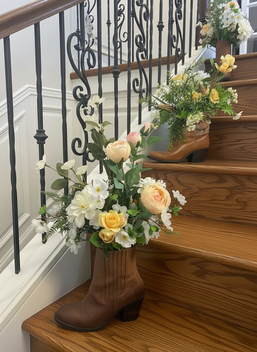 Boot Floral Arrangements