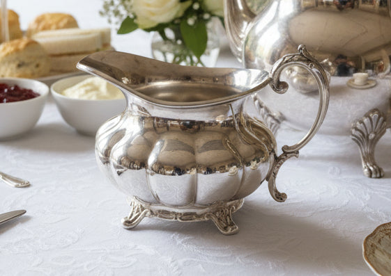 Pumpkin Silver High Tea Set of 4