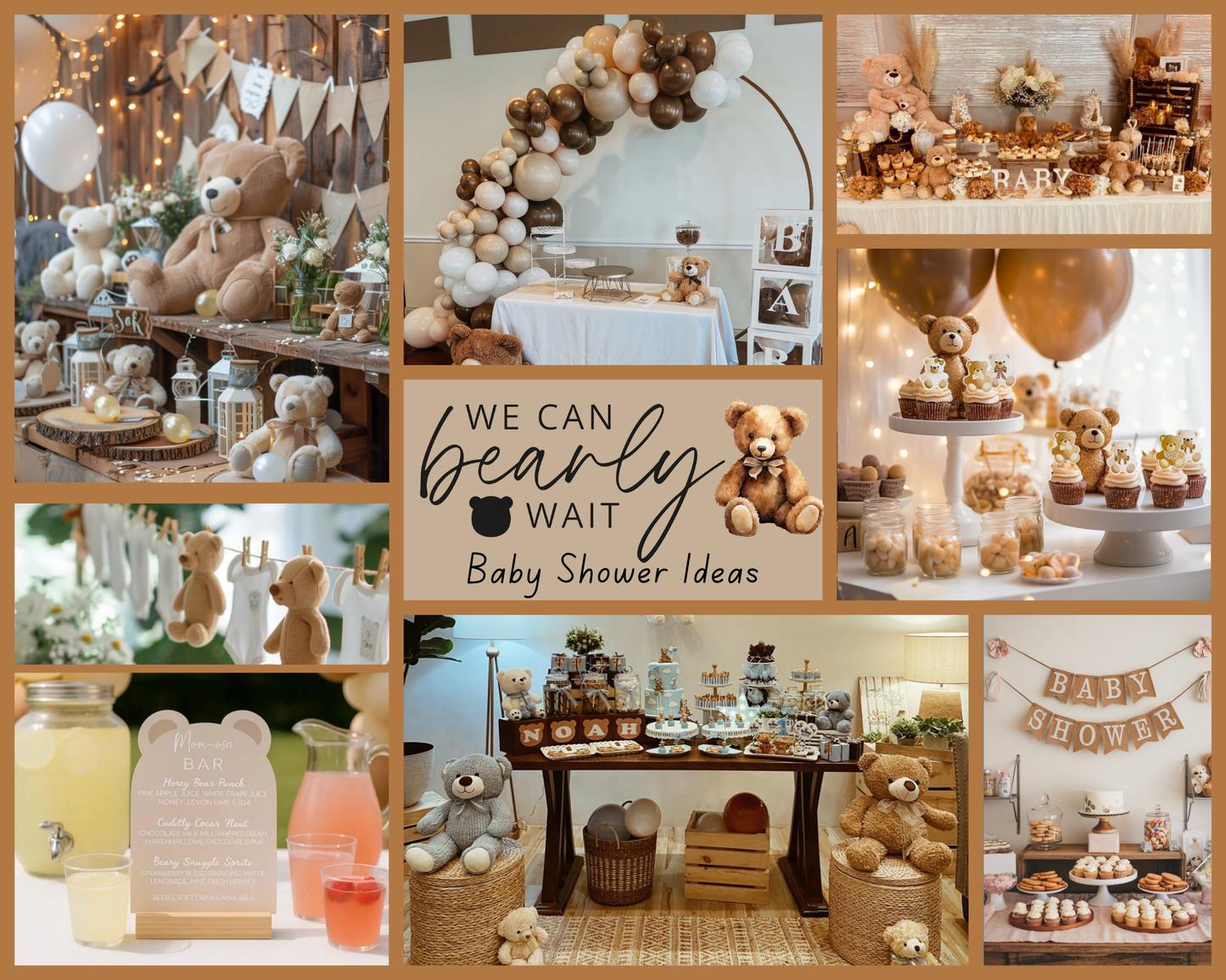 "We Can Bear(ly) Wait" - Baby Shower Theme