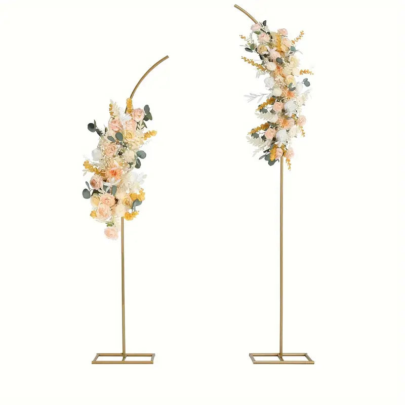 2 Piece Gold Arch Stand