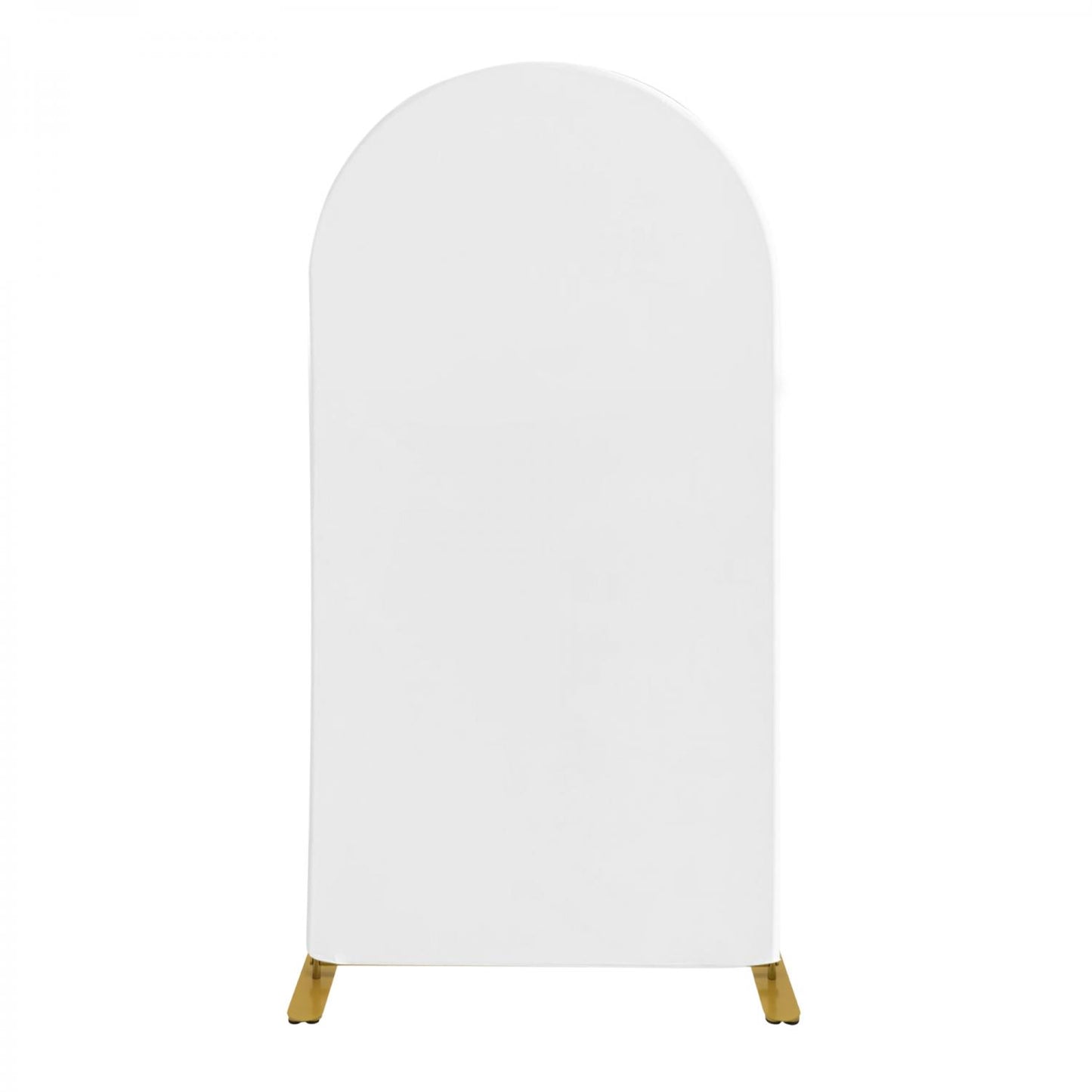 6' White Spandex Arch Backdrop Cover