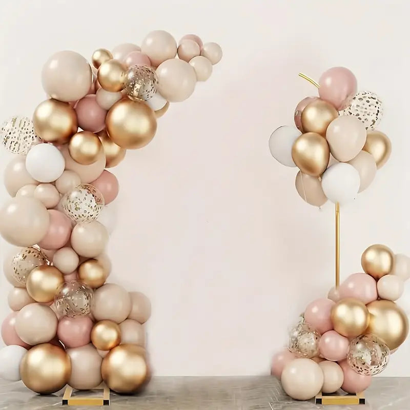 2 Piece Gold Arch Stand