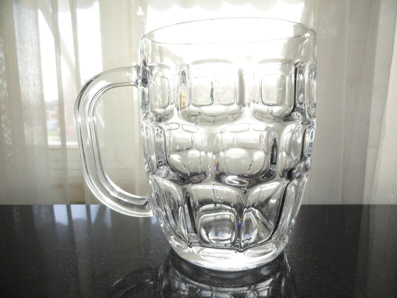 Glass Beer Mug 13.5oz