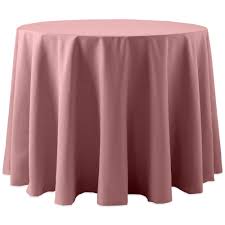 Tablecloth Dark Dusty Pink Round 120"