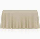 Tablecloth Dark Ivory Rectangular 90" x 156"
