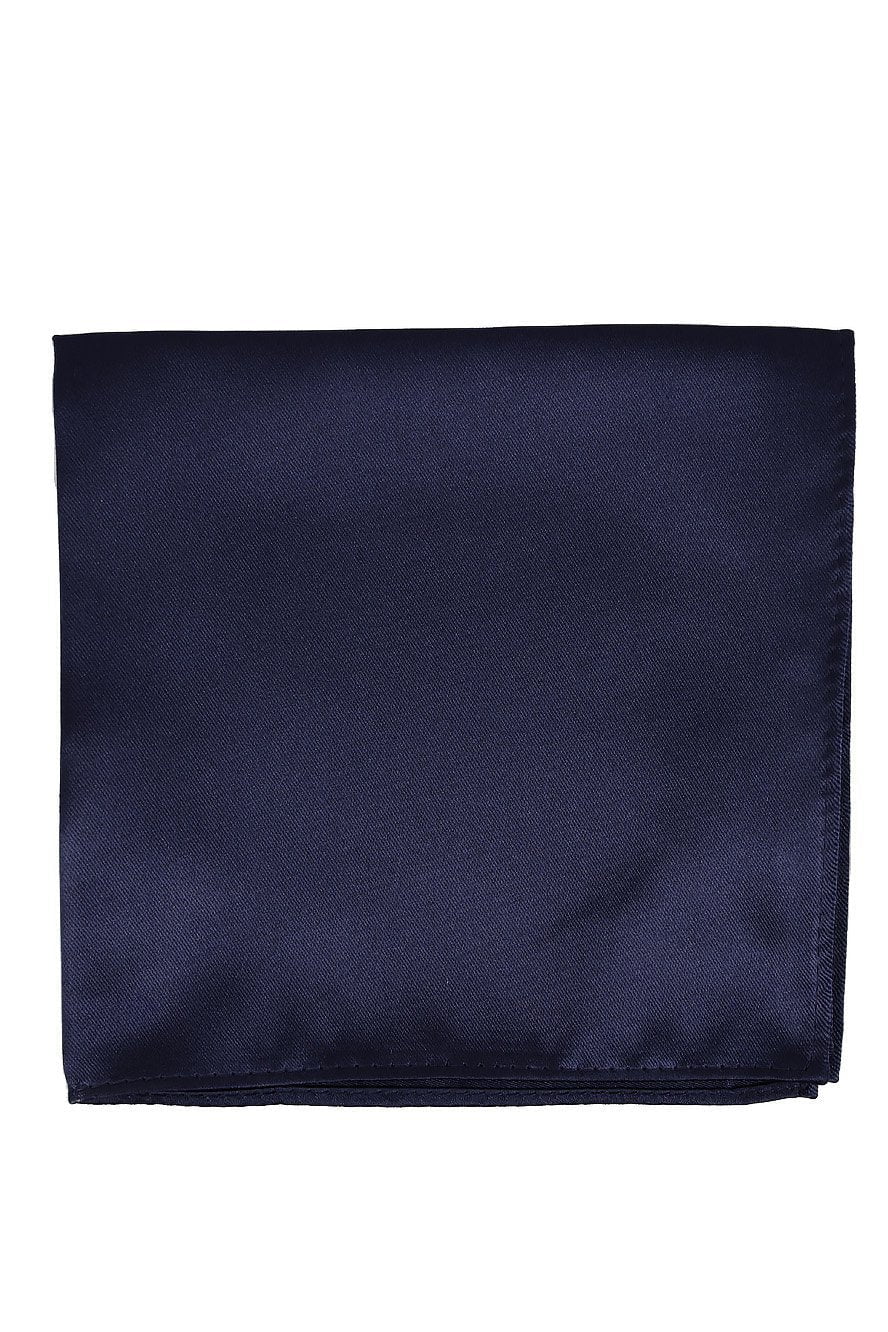 Dark Navy Twill Pocket Square