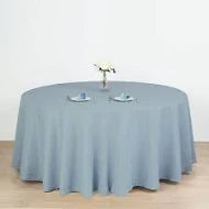 Tablecloth Dusty Blue Round 90"