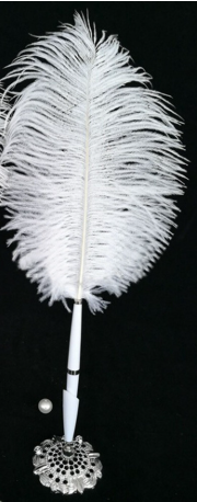 White Feather Signing Pen