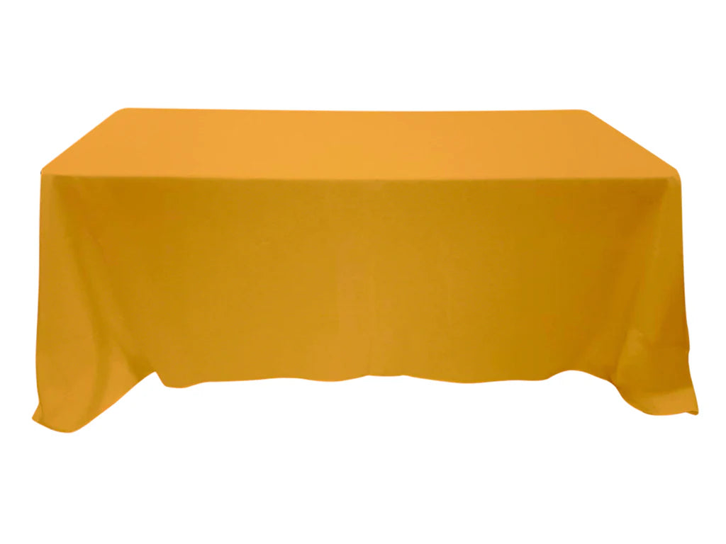 Tablecloth Mustard Yellow Rectangular 90" x 156"