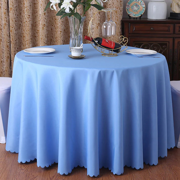 Tablecloth Ice Blue Round 120"