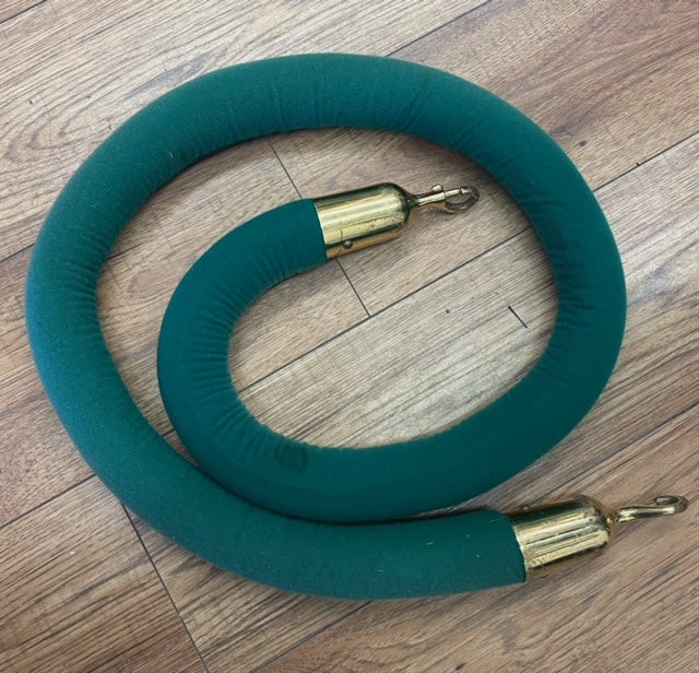 Green Stanchion Rope