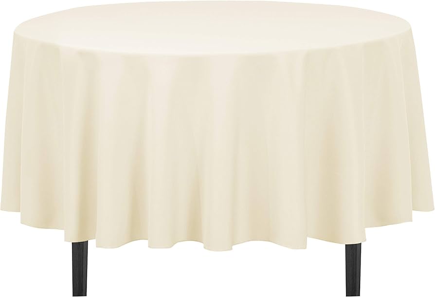 Tablecloth Ivory Round 120"