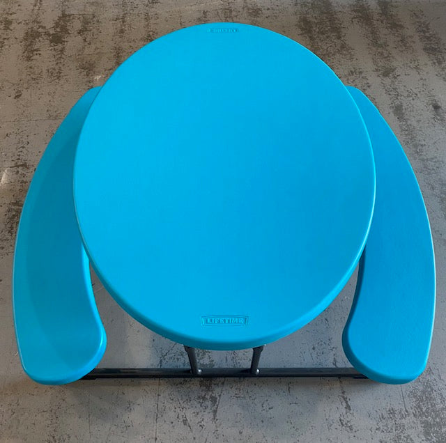 Kids Blue Table Seats 4