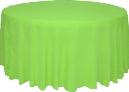 Tablecloth Lime Green Round 120"