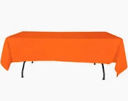 Tablecloth Orange Rectangular 90" x 132"