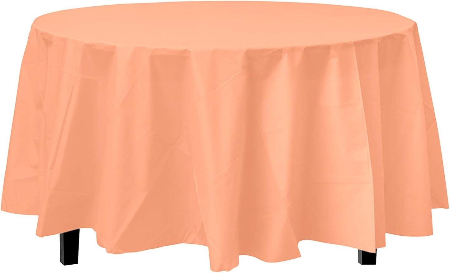 Tablecloth Peach Round 120"