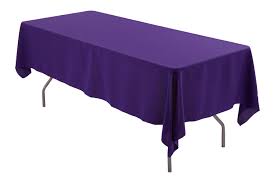 Tablecloth Purple Rectangular 90" x 132"