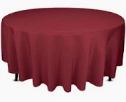 Tablecloth Red Terracotta Round 90"