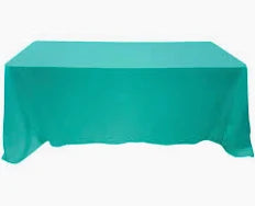Tablecloth Turquoise Rectangular 90" x 156"