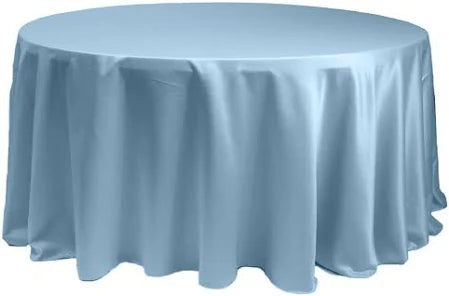 Tablecloth Ice Blue Round 132"