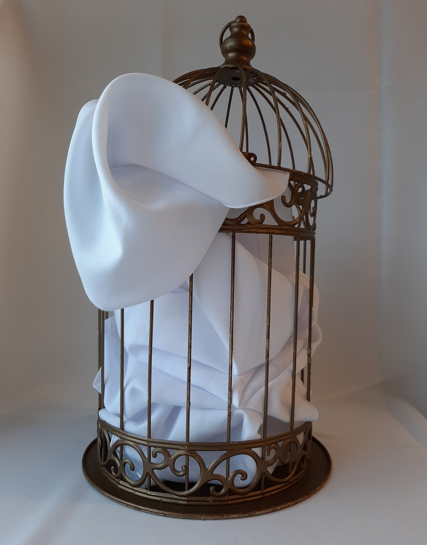 White Polyester Runner