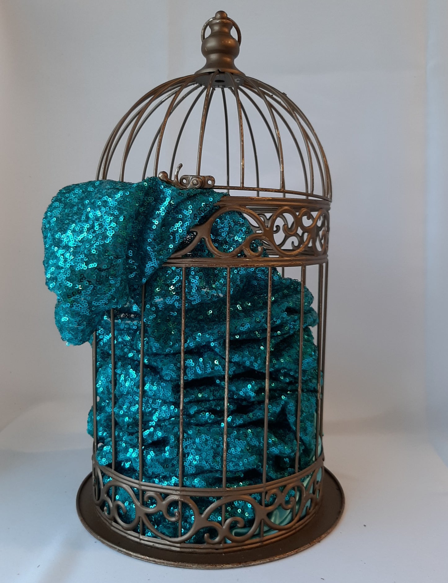 Turquoise Glitz Sequin Runner