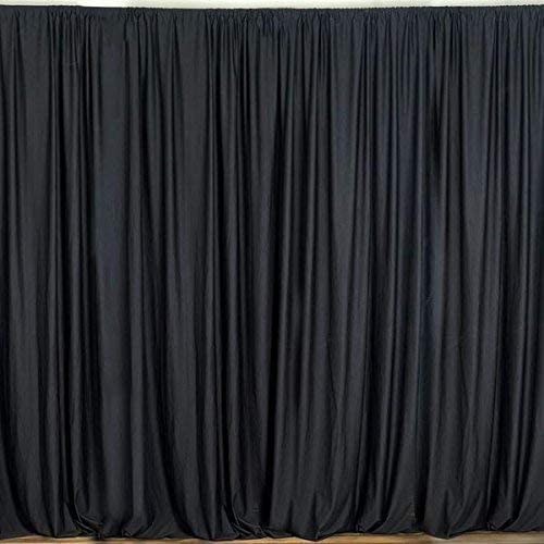 Backdrop Black 8'