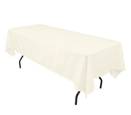 Tablecloth Ivory Rectangular 60" x 120"