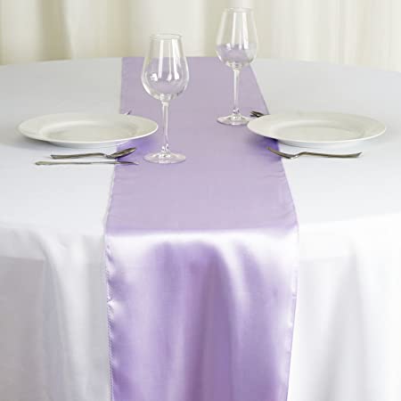 Lavender Satin Runner