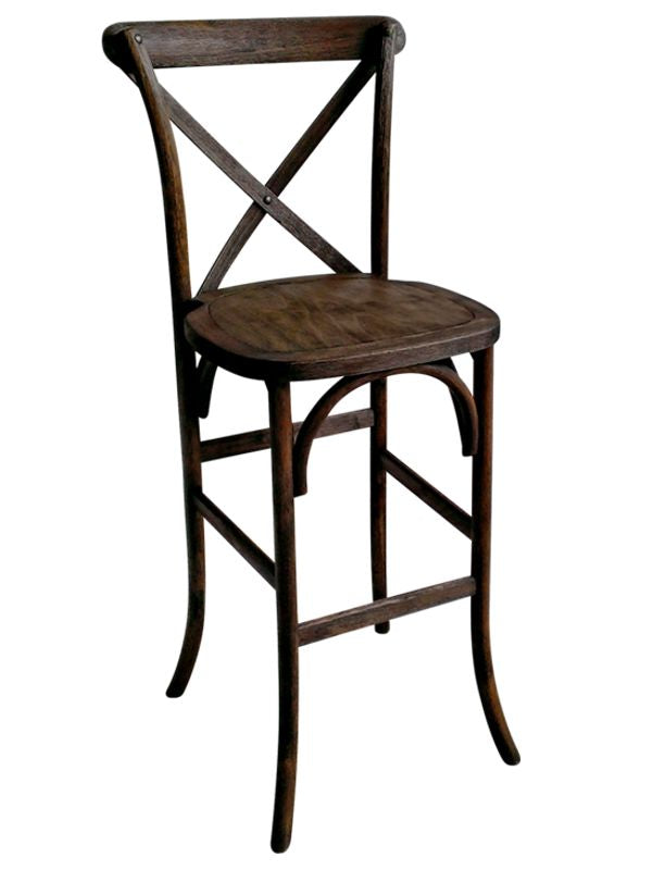 Cross Back Barstool