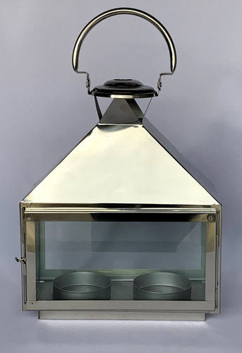 Chrome Rectangular Lantern