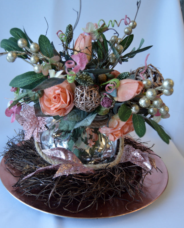 Peach Centerpiece