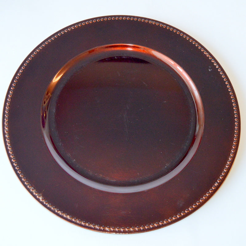 Mahogany Charger Plate
