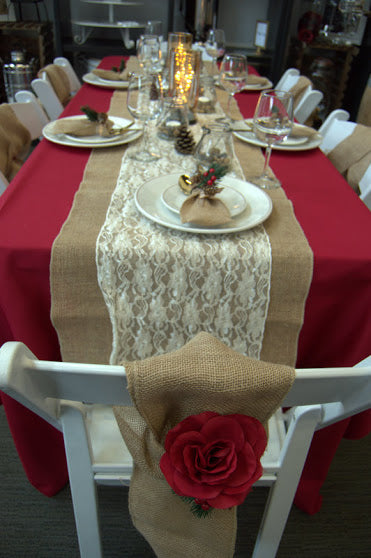Burlap Sash
