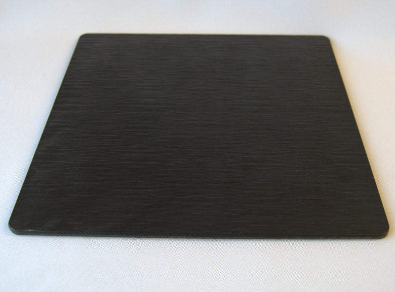 Black slate tile 10.5" Placemat